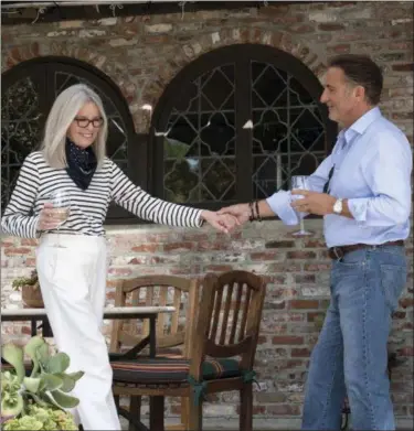  ?? MELINDA SUE GORDON/PARAMOUNT PICTURES VIA AP ?? This image released by Paramount Pictures shows Diane Keaton, left, and Andy Garcia in a scene from “Book Club.”