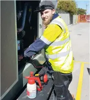  ??  ?? Darren Hillson of McFarlane’s recently checked District 9’s back-up generators, including this one at Leongatha. District 9 Acting Operations Manager Bill Alards urged others to have generators and pumps serviced before summer.