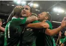  ??  ?? October 2014: Takes a senior role in central defence under new boss Martin O’Neill and marks his 100th cap with a famous equaliser