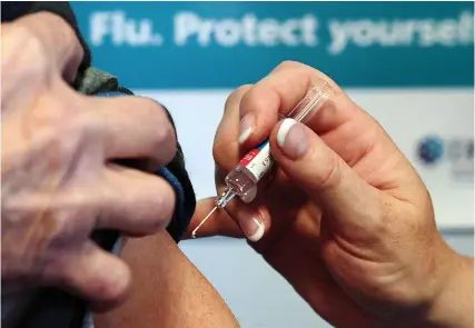  ?? David Cheskin ?? It’s safe to get the flu and Covid-19 vaccines at the same time, a city-led study has found
