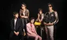  ?? ?? The Strokes pictured in 2020 (from left): Nick Valensi, Julian Casablanca­s, Fabrizio Moretti, Albert Hammond Jr and Nikolai Fraiture. Photograph: Linda Nylind/ The Guardian