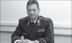  ??  ?? Major Gjenerali Alexander Prokopchuk