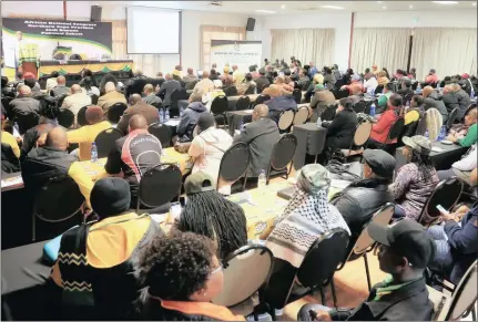  ??  ?? Saul The newly elected ANC Provincial Executive Committee under the leadership of Zamane met this past weekend to plot the way forward for the organisati­on in the Province.
Pictures: