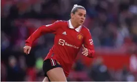  ?? Photograph: Naomi Baker/Getty Images ?? Manchester United’s Alessia Russo was the subject of a world record transfer bid from rivals Arsenal.