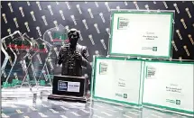  ??  ?? Some of the awards bagged by KFH Group