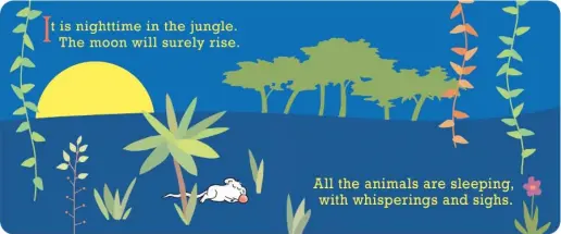  ?? WORKMAN PUBLISHING ?? A look inside Sandra Boynton’s latest board book for young children, “Jungle Night.”