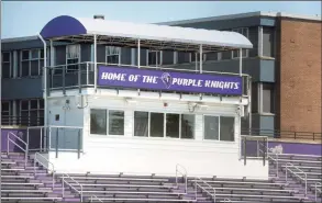  ?? Ned Gerard / Hearst Connecticu­t Media ?? The new Bassick High School will be built on the campus of the University of Bridgeport, adjacent to the Knights Field, the university’s soccer stadium.