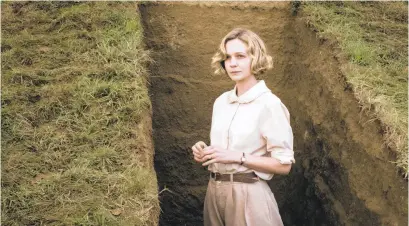  ?? LARRY HORRICKS/NETFLIX ?? Carey Mulligan in “The Dig.”