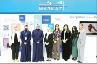  ?? ?? Markaz successful­ly sponsors Watheefti career fair.