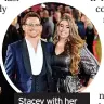 ?? ?? Stacey with her fiancé Joe Swash