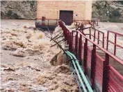  ?? SOURCE: CITY OF BILLINGS ?? Flooding at the Billings water plant Wednesday forced the facility to shut as the water that had rushed through Yellowston­e moves through Montana’s largest city.