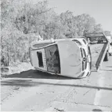  ?? CORTESÍA: LUIS TREJO ?? Incidente en una carretera federal