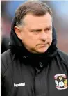  ??  ?? City boss Mark Robins