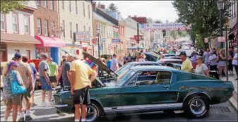  ?? SUBMITTED PHOTO ?? Head to Kutztown for the 4th annual Kutztown Kruizz held on West Main Street on July 28.