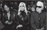  ??  ?? Stephen Gan, Lady Gaga, Karl Lagerfeld