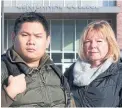  ?? ANDREW FRANCIS WALLACE TORONTO STAR ?? Nazarenus Rimando, 24, returned to college with the help of Joanne Wilson, an independen­t facilitato­r.