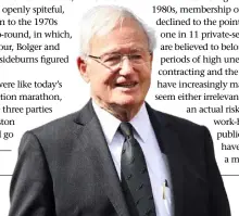  ??  ?? The tsar: Jim Bolger.