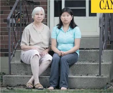  ?? DAX MELMER / POSTMEDIA NEWS ?? Yanhong Dewan, 22, pictured with her mother, Yvonne Soulliere, is disappoint­ed after the Federal Court upheld a human rights commission ruling that states Canadian Blood Services is within its right to block Dewan from donating blood.