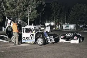  ??  ?? Gregoire - Tuning and Suspension changes before Friday’s practice session