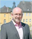  ?? FOTO: RHEIN-KREIS ?? Ralph Sterck, der neue Geschäftsf­ührer der Innovation­sregion Rheinland, war zum Antrittsbe­such in den RheinKreis gekommen.