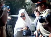  ?? SHRIPAD NAIK ?? Actress Rekha visits Anil Kapoor’s house in Mumbai on Sunday after the sudden death of actress Sridevi.
—