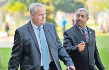  ?? Photo: Gallo Images/City Press/Khaya Ngwenya ?? Stinging letter: Major General Johan Booysen