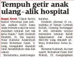  ??  ?? LAPORAN Harian Metro, 4 Februari lalu.