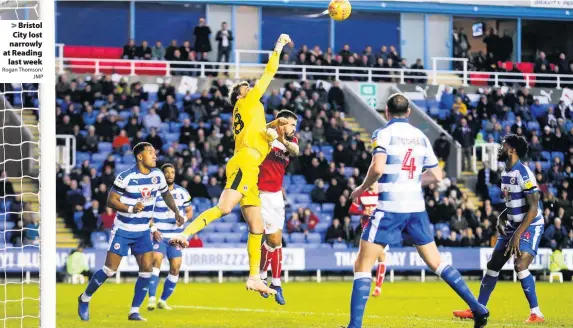  ?? Rogan Thomson/
JMP ?? Bristol City lost narrowly at Readinglas­t week