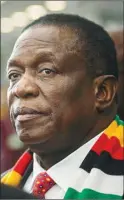  ??  ?? President Emmerson Mnangagwa