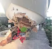  ?? Liz Alvarez ?? Josbel Fernandez Echevarria was operating a speedboat when it crashed into a rock formation off the coast of Bimini on July 2, 2020, killing Javier Perez and Carolyn Alvarez.