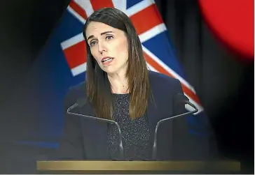  ?? GETTY IMAGES ?? Prime Minister Jacinda Ardern
has made it clear that those
who travel for ‘‘non-essential’’ reasons cannot
expect to have their quarantine bills paid by
taxpayers.