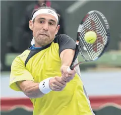  ?? AFP ?? Marcos Baghdatis at the Kooyong Classic.