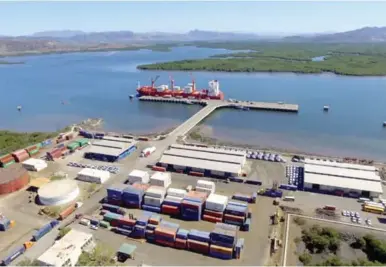  ?? FOTO: CORTESÍA ?? COMERCIO. Toma aérea del puerto Henecán ubicado en San Lorenzo, Valle.