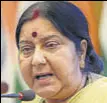  ??  ?? Sushma Swaraj