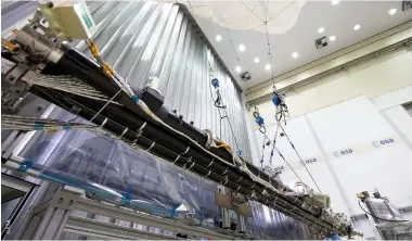  ??  ?? Below: The spacecraft’s 10.5-metre (34-foot) magnetomet­er is just one of ten stateof-the-art instrument­s