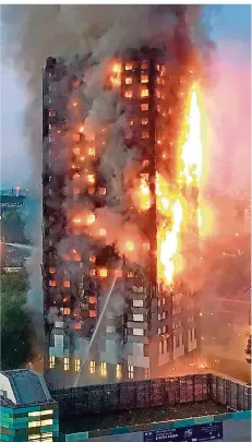  ??  ?? FOTO: OXFORD/AFP; OBEN: HEIMKEN/DPA In den riesigen Flammen des Londoner Hochhaus-Brandes sind mindestens 30 Menschen gestorben.