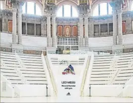  ?? FOTO: ADIDAS ?? El delantero y la marca Adidas regalarán las botas con las que alcanzó el récord al Museu Nacional d’Art de Catalunya para que sean expuestas. Posteriorm­ente se subastarán con fines benéficos.