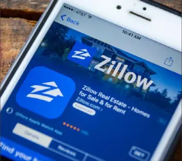  ?? TNS ?? Fifty-nine percent of Zillow’s employees plan on going into the office once a month or less.