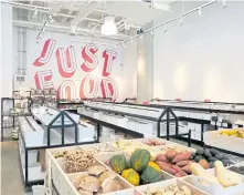  ??  ?? At Nada, a package-free store in Vancouver, British Columbia, customers use reusable containers — their own, or sanitised ones provided in stacks — to shop for groceries.