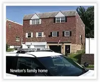  ?? ?? Newton’s family home