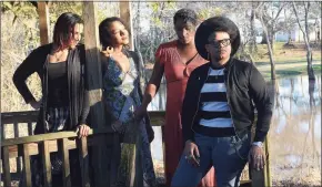  ?? Terri Fensel / Associated Press ?? Rhiannon Giddens, Allison Russell, Leyla McCalla and Amythyst Kiah, of Our Native Daughters, premiering Monday on Smithsonia­n Channel.