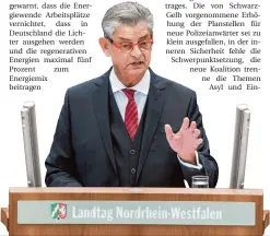  ?? FOTO: DPA ?? SPD-Fraktionsc­hef Norbert Römer (70)