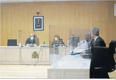  ?? E. P. ?? Un momento del juicio con jurado en la Audiencia Provincial.