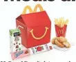  ?? MELINDA.WEST@ARCWW.COM ?? McDonald’s switch to organic juice in its Happy Meals is part of a larger trend to eat more healthily.