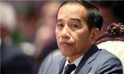  ?? Photograph: Soe Zeya Tun/Reuters ?? Joko Widodo: ‘Though his progress in building infrastruc­ture and commitment to developing social welfare has been applauded, he has been attacked for failing to tackle corruption and abuses.’