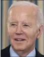  ?? ANDREW HARNIK — AP ?? President Joe Biden ran in 2020to restore “the soul of the nation.” His new fight is against the same opponent.