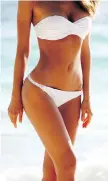  ??  ?? Is this woman “flaunting” her bikini body or simply taking a walk while wearing something designed to be worn at the beach or pool?