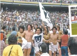  ??  ?? En 1981, Hugo Sánchez fue campeón con los Pumas, tras vencer al Cruz Azul.