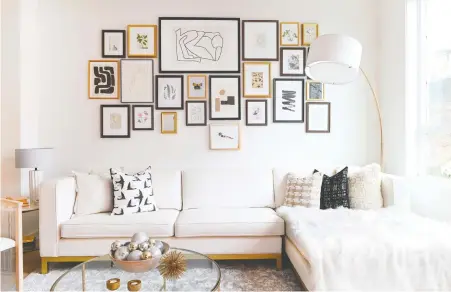  ?? PHOTOS: TRACEY AYTON ?? The Mosaic Homes design team says white and pastel elements can inject a modern feel, while gold adds a touch of sparkle.