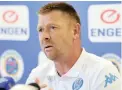  ??  ?? Eric Tinkler